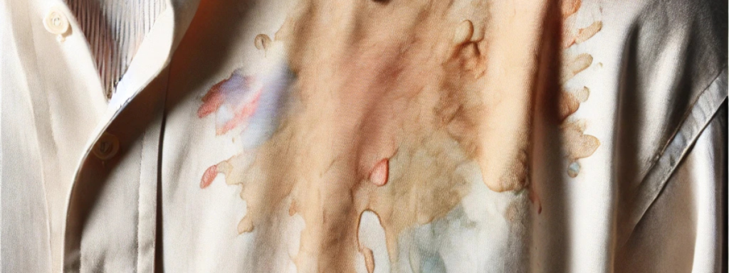 Tipos de manchas em roupas claras e como remover.